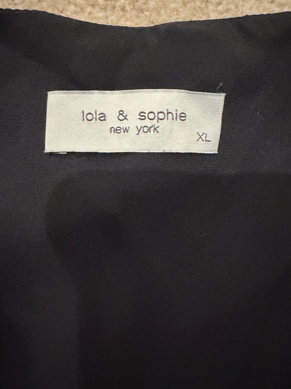 Lola & Sophia Black Tank